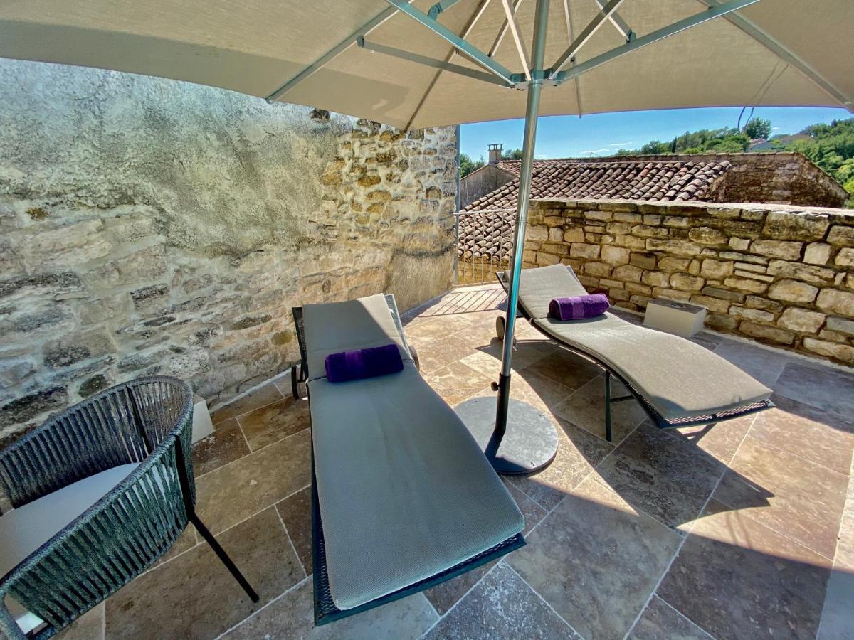 La Maison Des Vendangeurs - Table D'Hotes Le Soir Du Jeudi Au Dimanche- Jacuzzi - Balneo Spa - Acces Piscine Pour Toutes Les Chambres Sauf Studio Coquet- Piscine De Mai A Mi-Octobre Martignargues Εξωτερικό φωτογραφία
